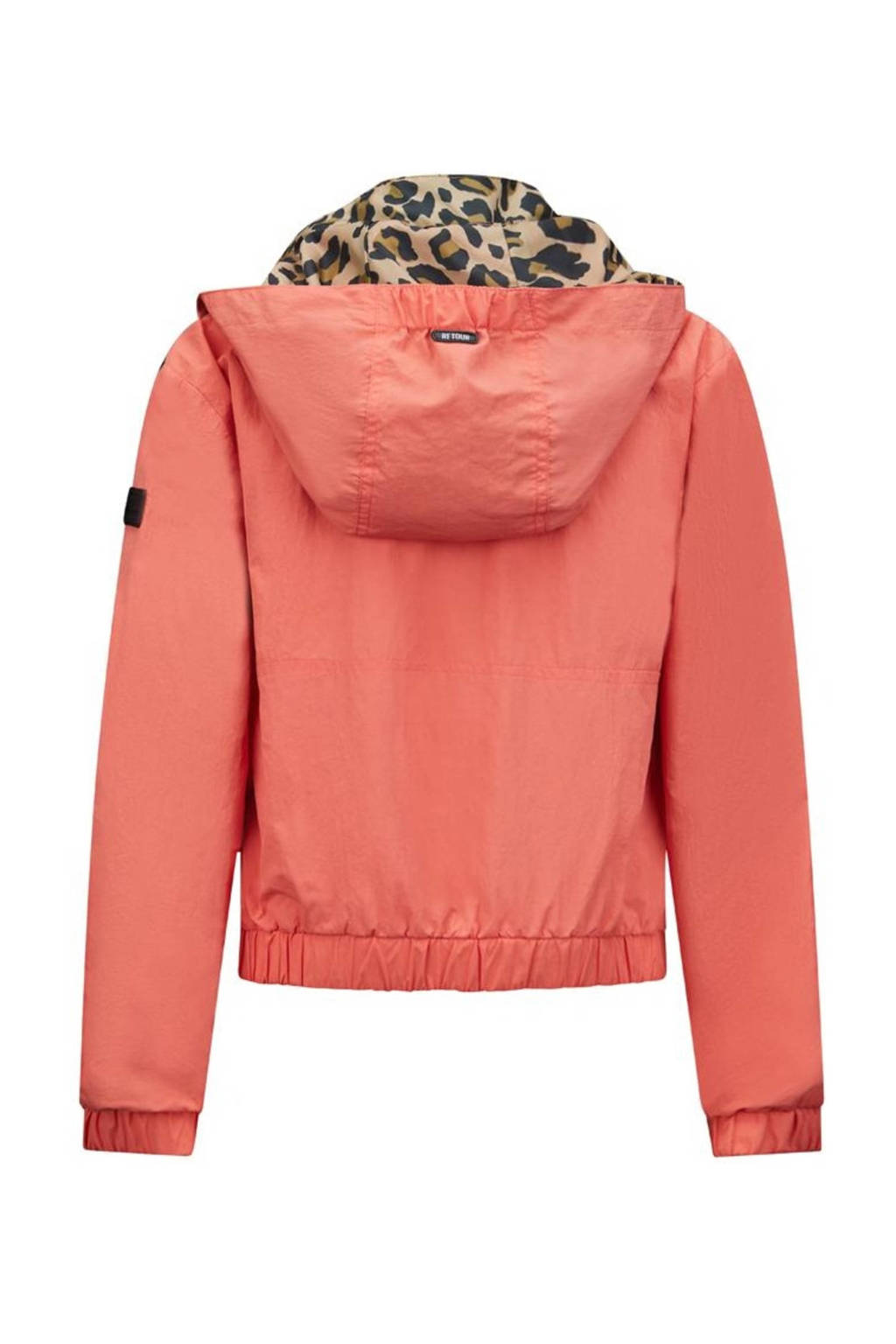 Retour Jeans zomerjas Cergy met dierenprint roze/bruin/wit