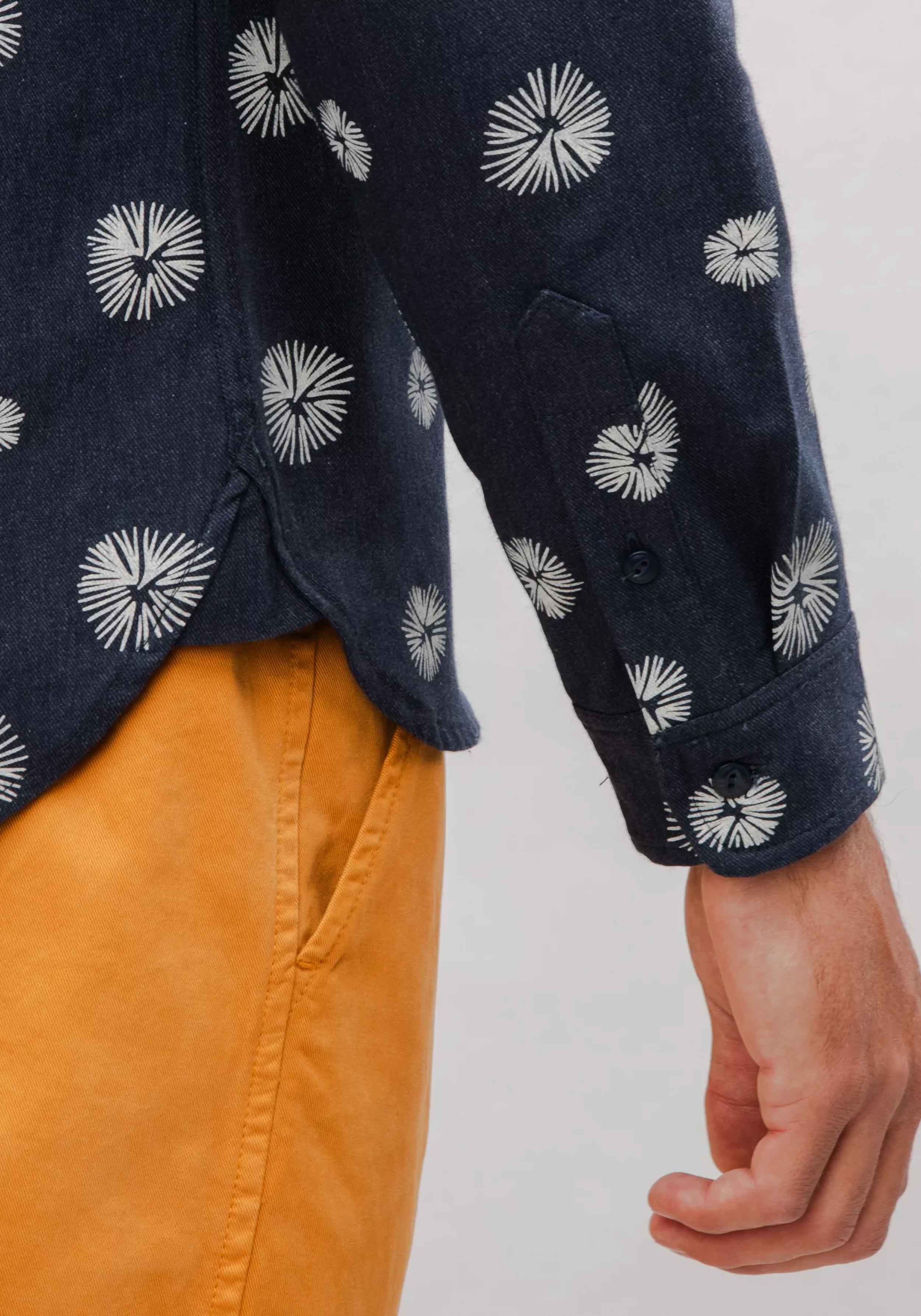 Brava Fabrics Flanellhemd Urchin Navy