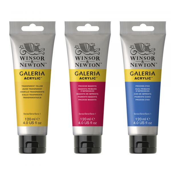 Winsor & Newton Acrílico Galeria, 120 ml Magenta Quinacridona Perm. (488) Saco 120 Mililitros