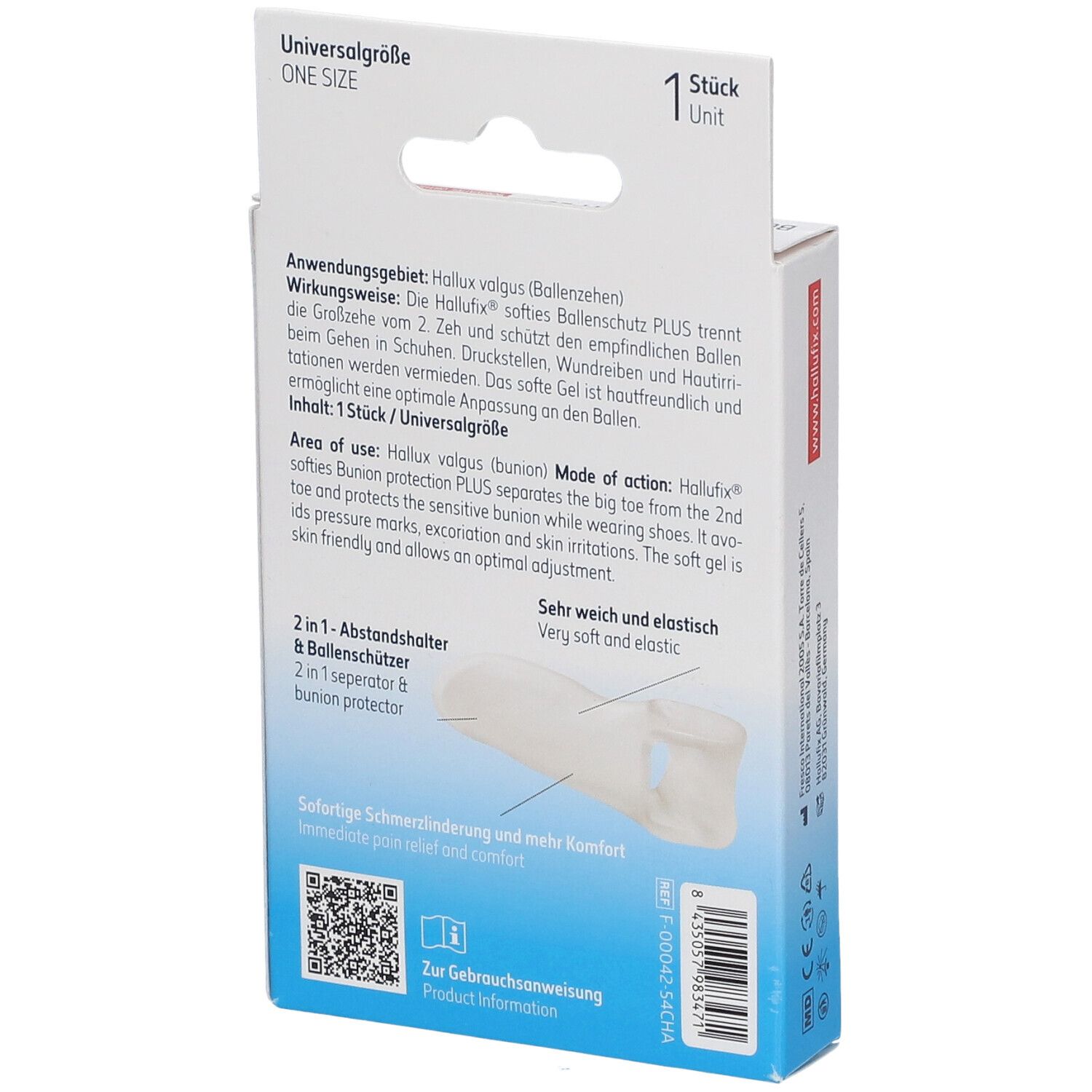 Hallufix® softies Ballenschutz plus