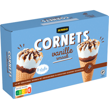 Jumbo Cornets Vanille Smaak 8 Stuks
