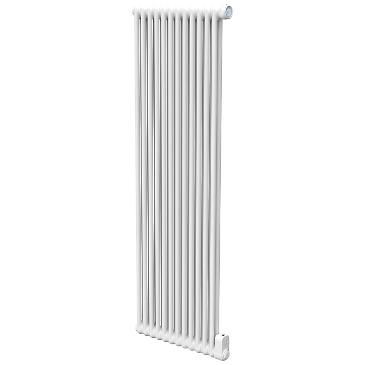 Radiateur électrique à inertie fluide GoodHome Mermoz blanc 1500W vertical
