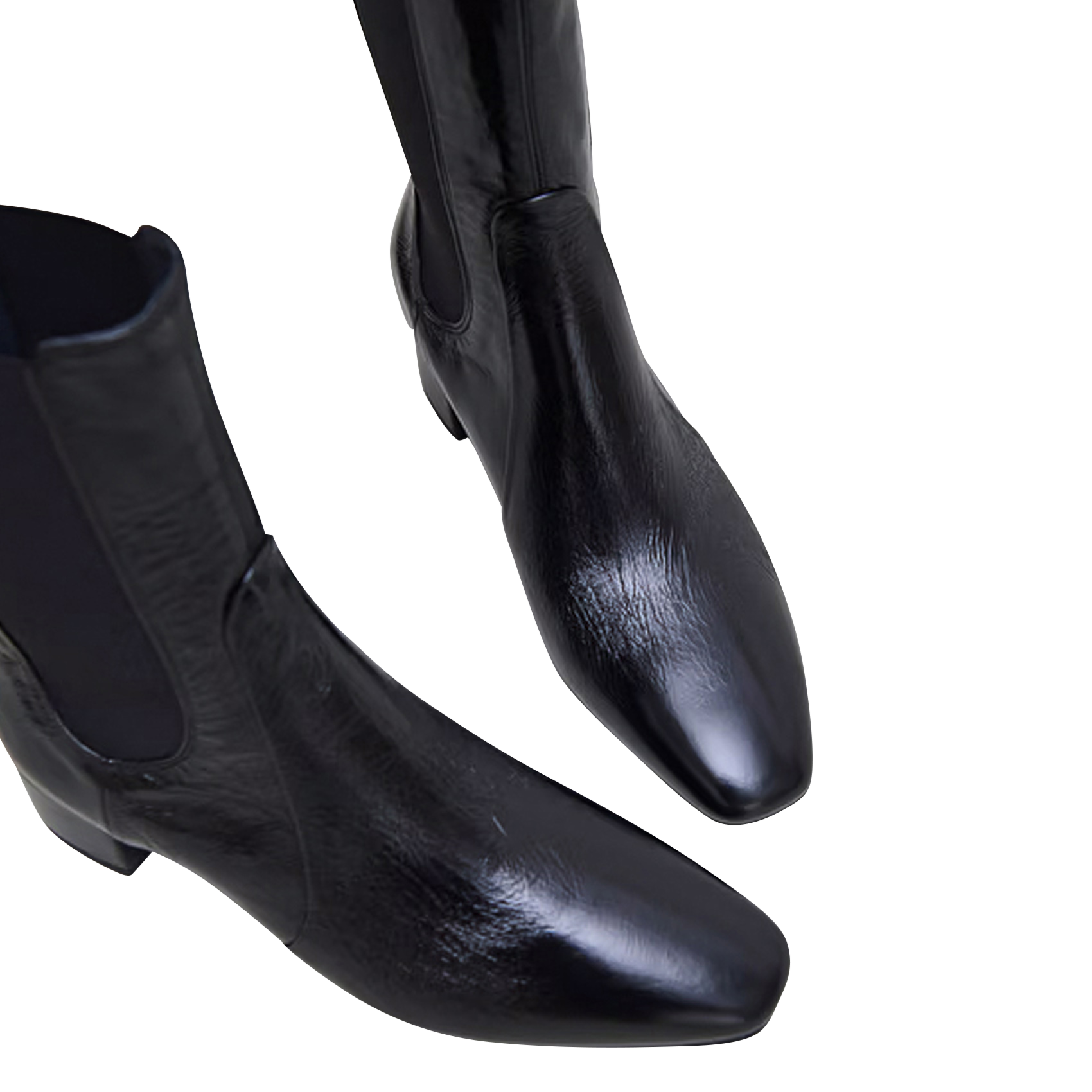 DOXI - Bottines en cuir | Noir