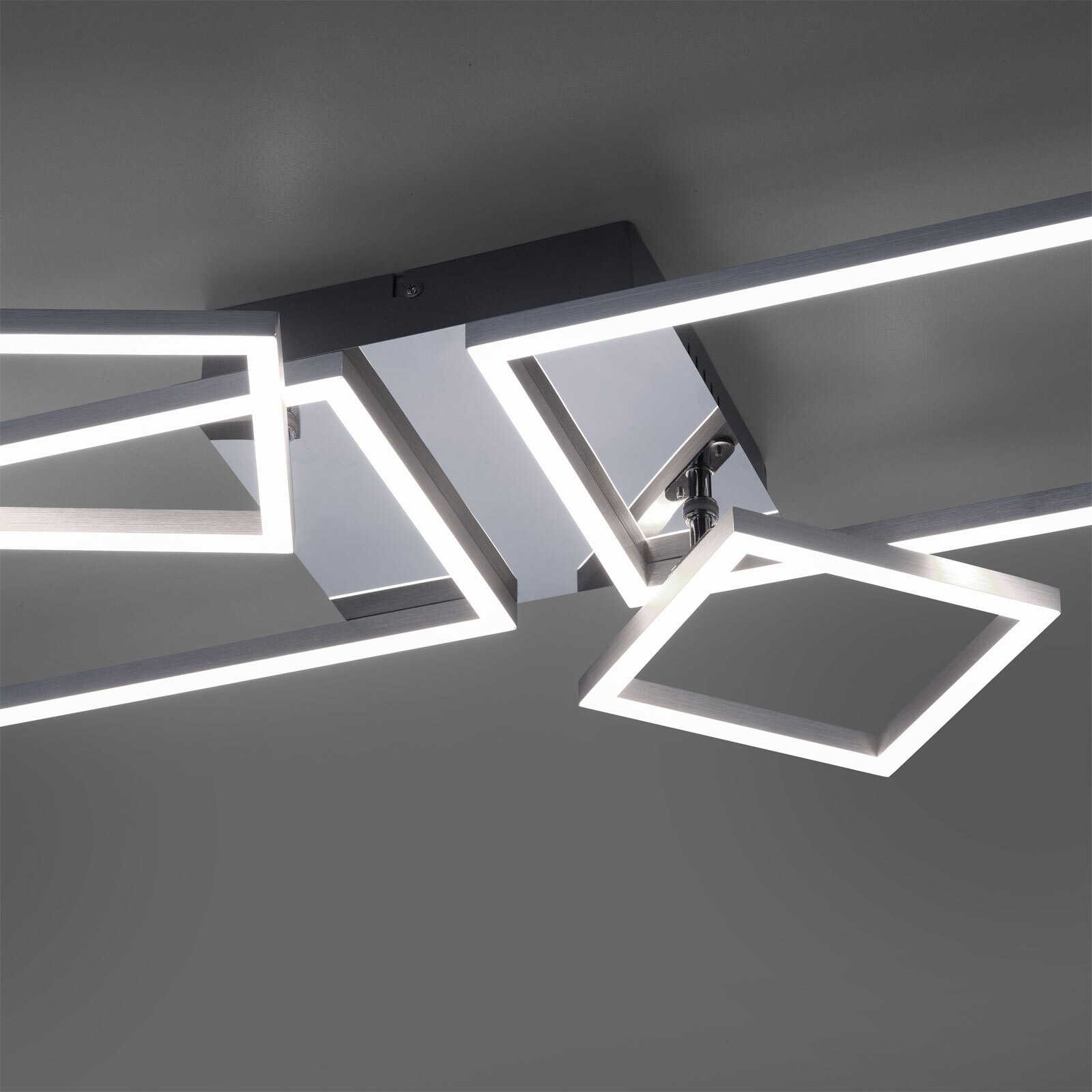 LED-Deckenleuchte Iven Alu