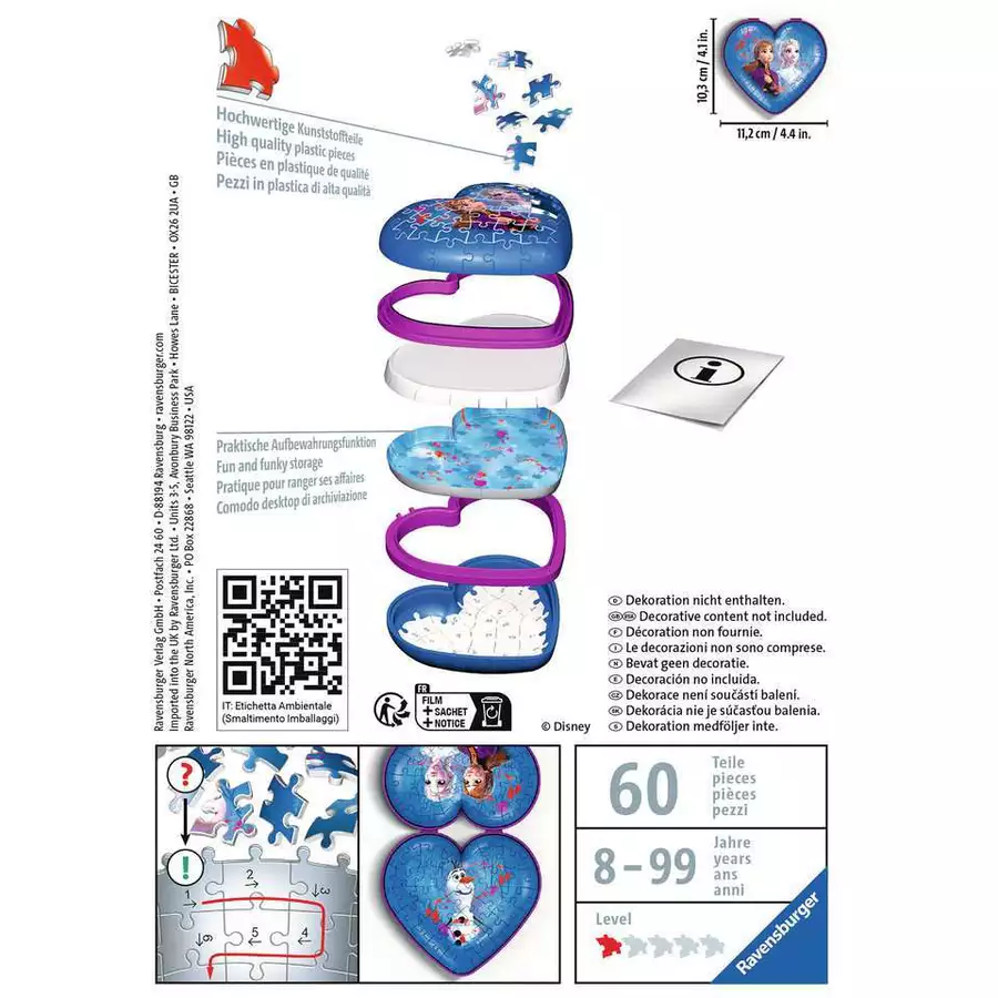 Ravensburger Herzschatulle -  Frozen 2 bunt