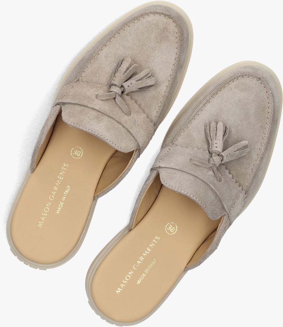 taupe mason garments loafers amalfi mule