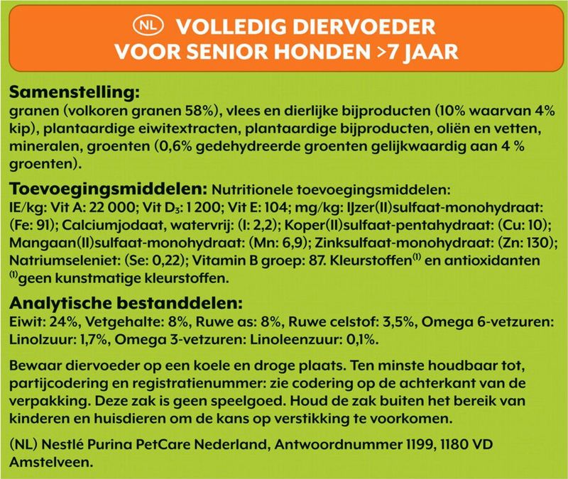 Bonzo Senior - Hondenvoer - 3 kg