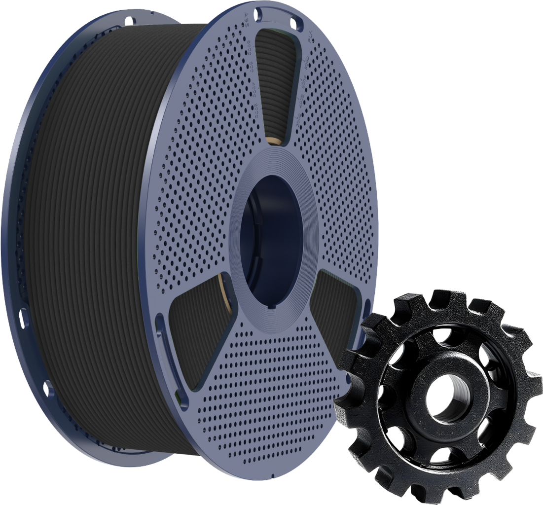 SUNLU  PETG Carbon Fiber Black, 1,75 mm / 1000 g    Hochwertiges PETG mit Carbon-Power