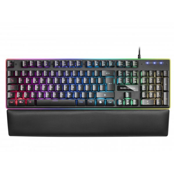 Mars Gaming MK320 Teclado Híbrido RGB Black PT