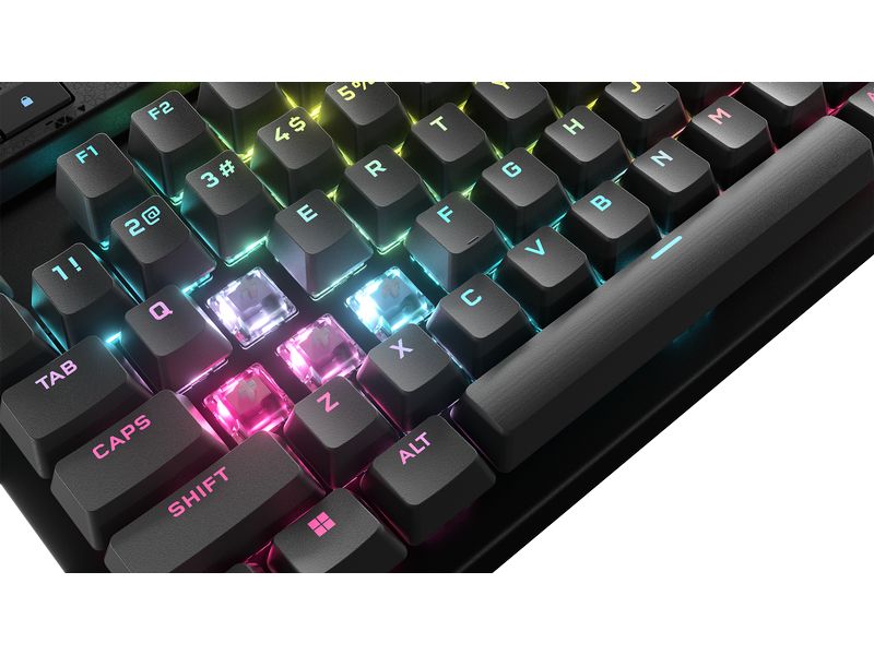Corsair Gaming-Tastatur K70 MAX RGB Magnetisch-mechanische RGB-Gaming-Tastatur mit anpassbaren Corsair MGX-Schaltern