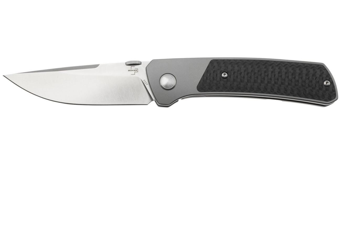 Böker Plus Conductor 01BO514, S35VN, Carbon Fiber, zakmes, Brian Efros design
