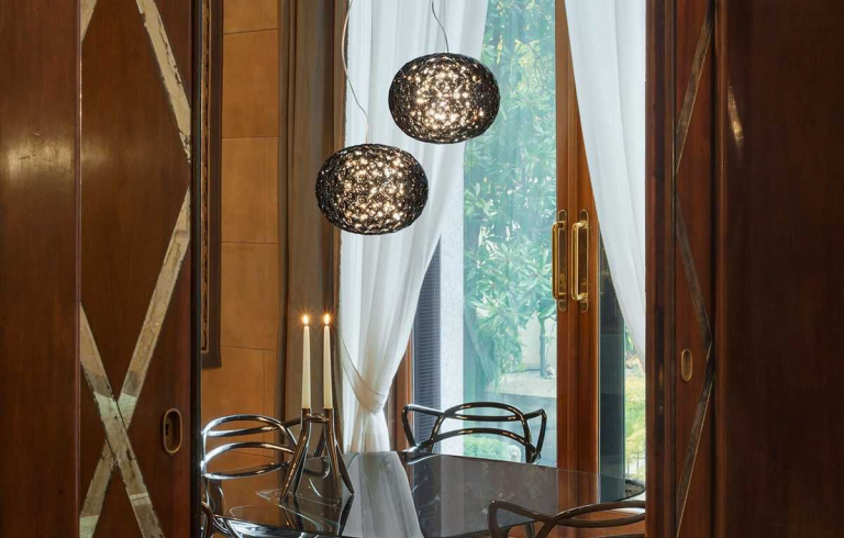 Kartell Planet hanglamp Ø33 LED kristal