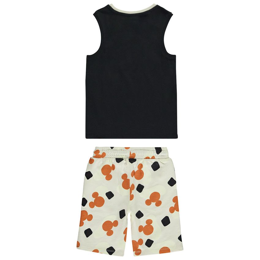 Ensemble court 2 pièces Mickey Disney pour garçon - Gris foncé