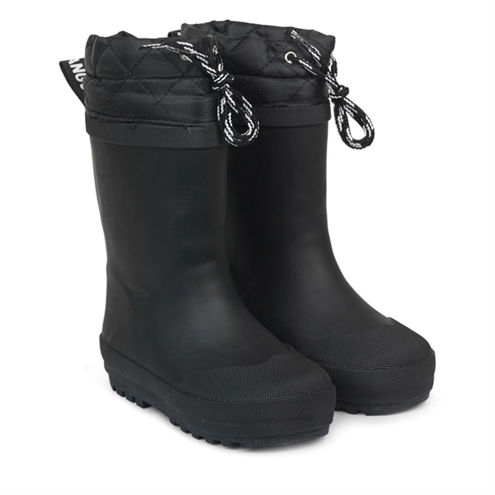 Termo Gummistøvle Black - Angulus → Luksusbaby.dk