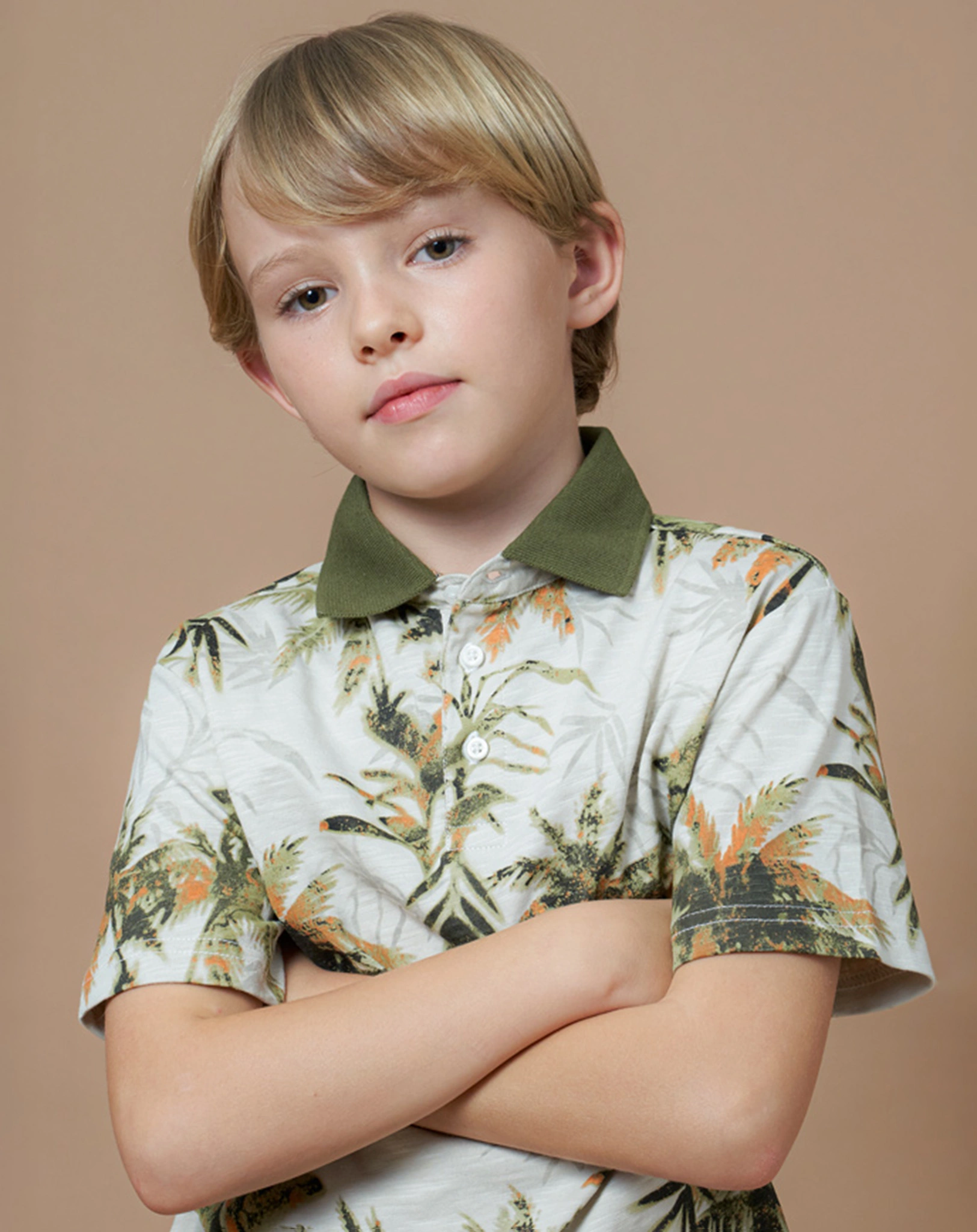 Poloshirt PALMS in jungle