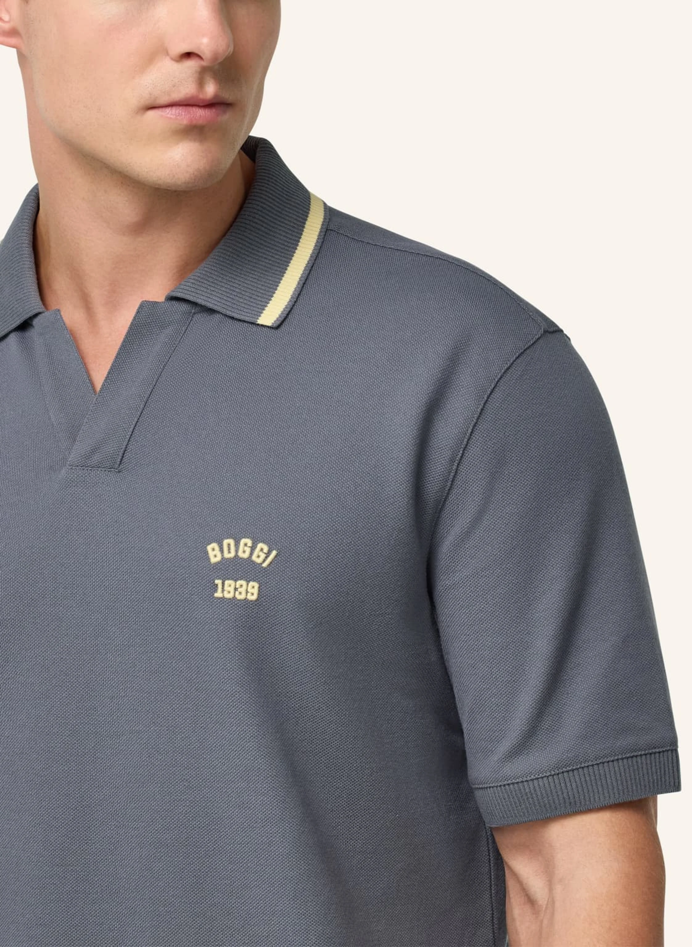BOGGI MILANO Piqué-Poloshirt