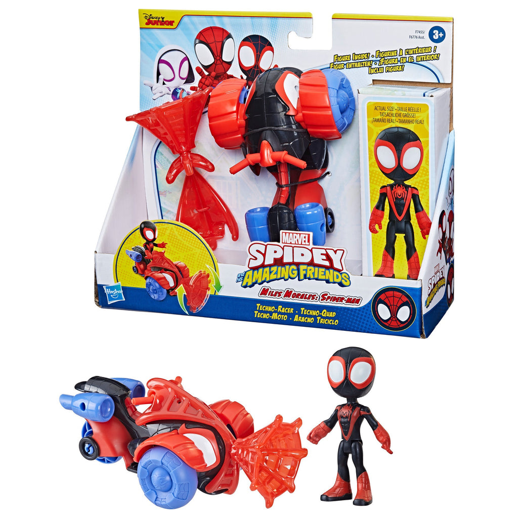 Spidey Conjunto Com Figura, Veículo E Acessório