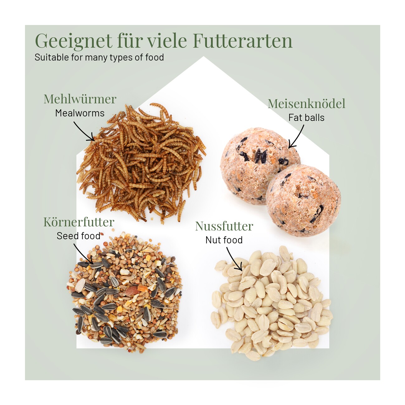 WILDLIFE HOME Futterstation Komplett-Set
