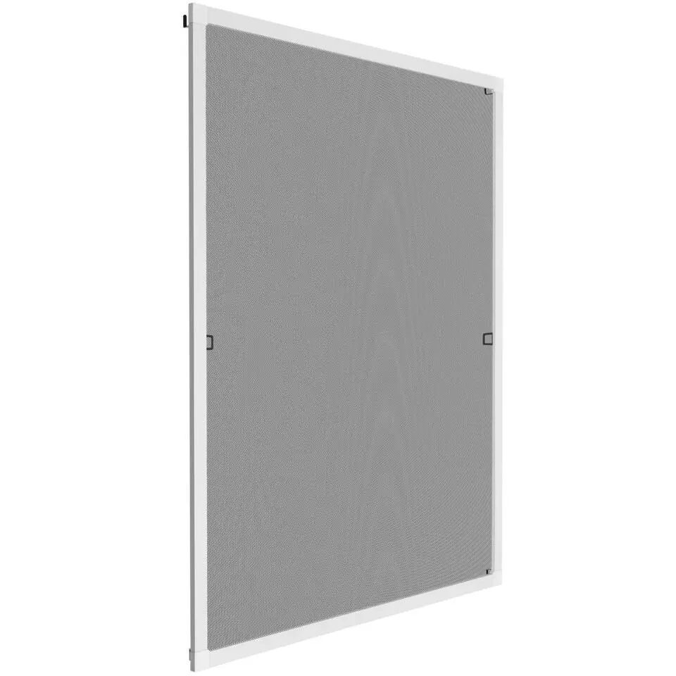 tectake Vliegenhor voor raamkozijnen - 100 x 120 cm - Wit