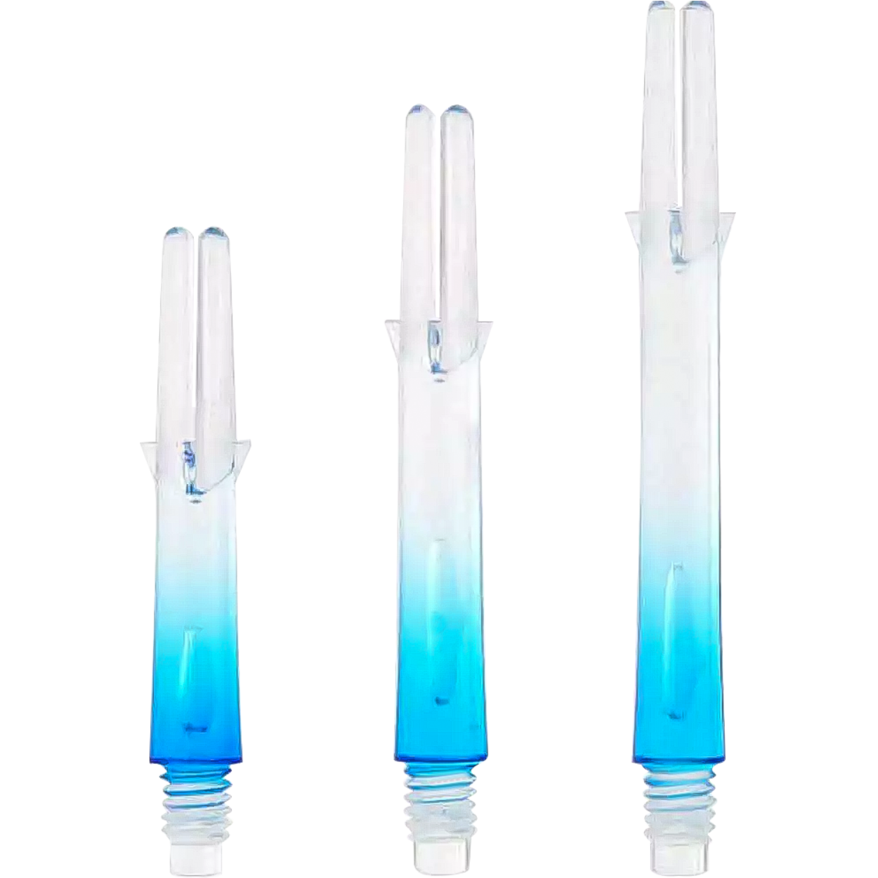 L-Style - L-Shaft Lock Straight TwoTone - Transparent Blau