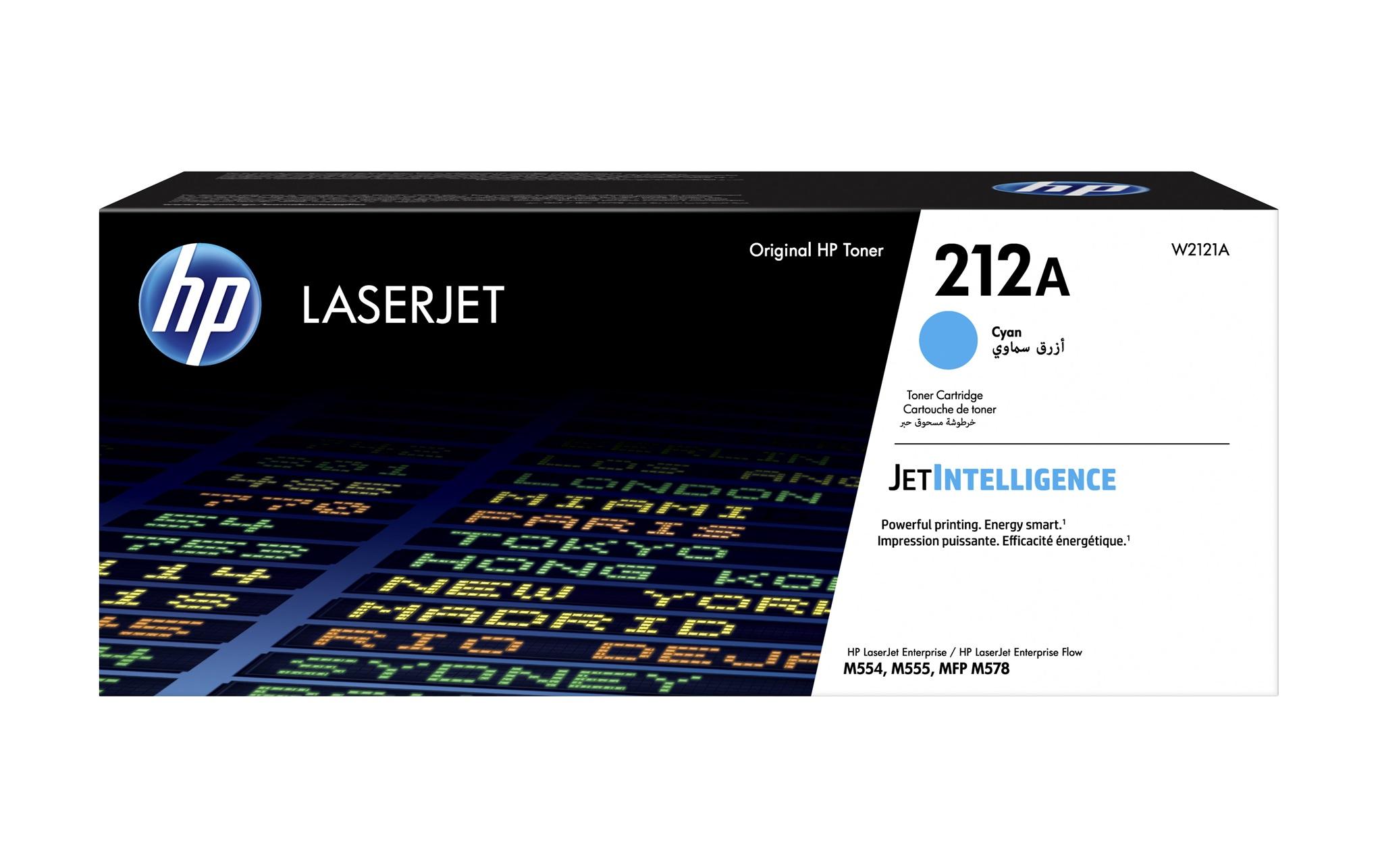 Toner Nr.212A (W2121A) Cyan<br>Tonerkartusche