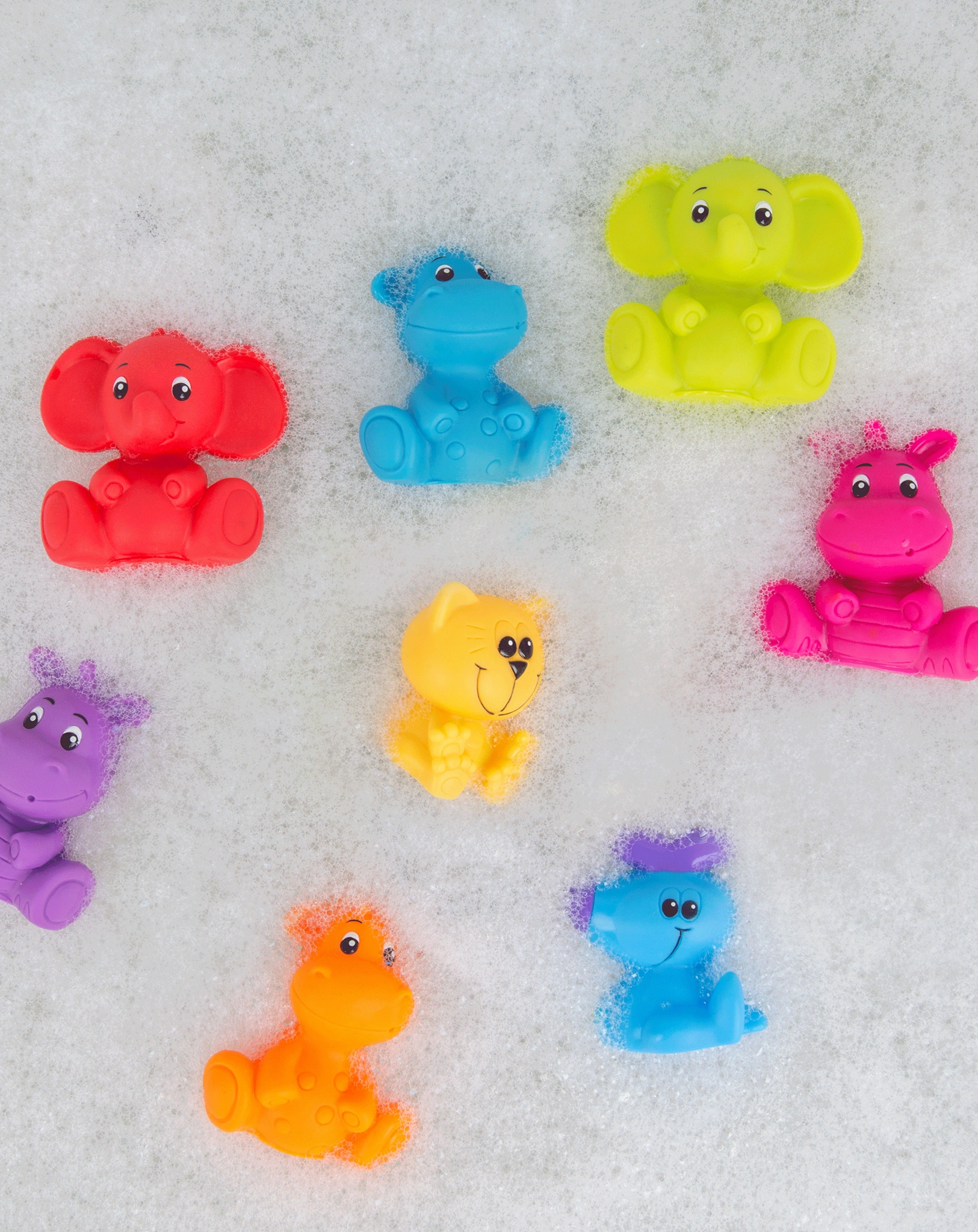Badespielzeug-Set PLAYGRO - DSCHUNGEL FRIENDS 8-teilig