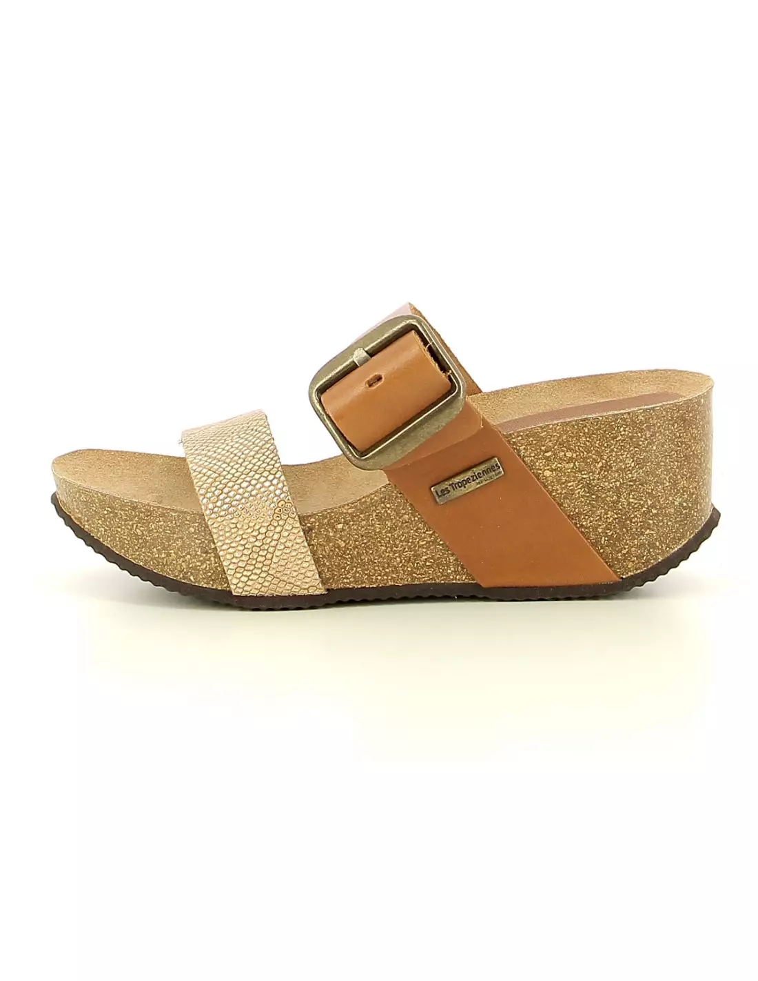LES TROPEZIENNES PAPRIKA TAN - Mules & sabots Tan