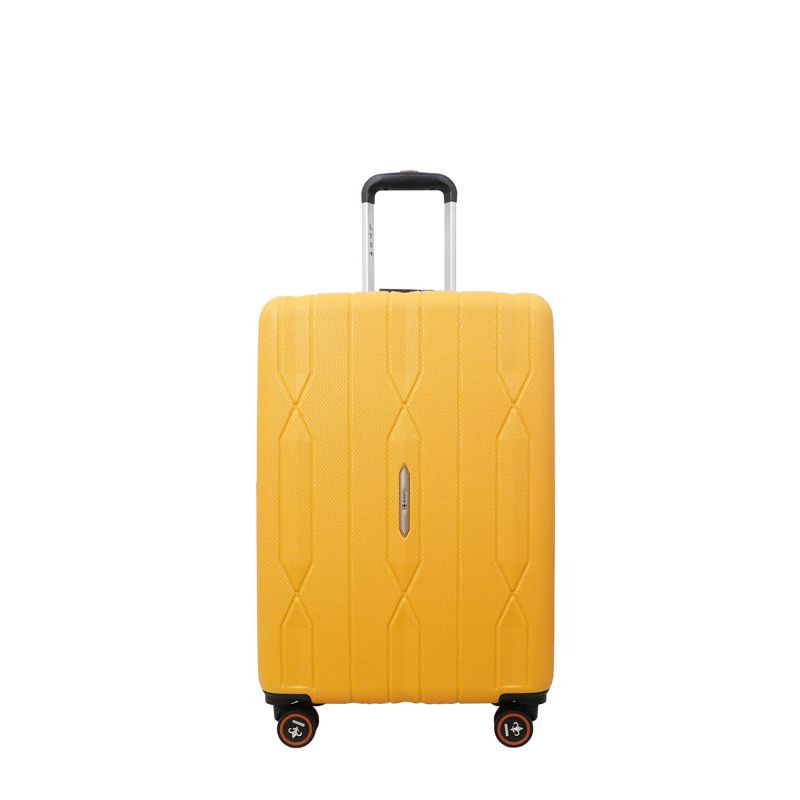 Lot de 3 valises rigides 330 Extensibles 55, 66 et 76 cm Moutarde