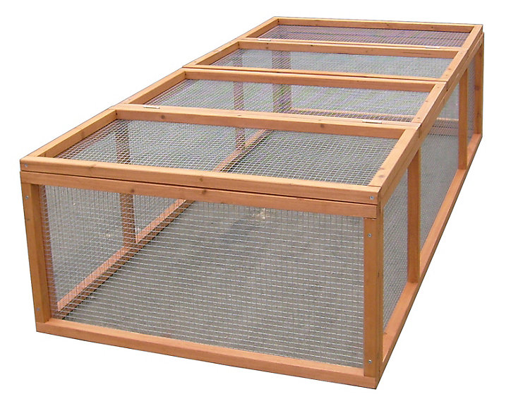 Enclos grillagé pour lapins et rongeurs - 1,62m²
