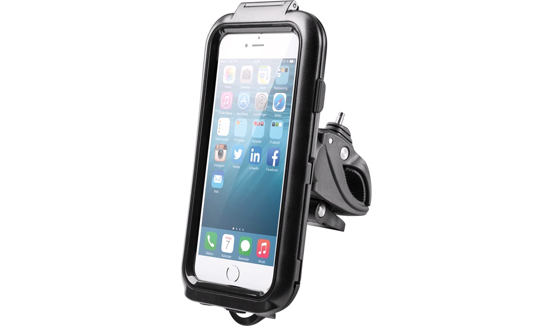 iPhone 6+7+8 cover med cykelbeslag