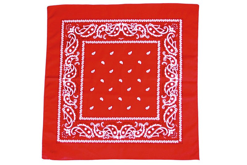 Rode Bandana Met Print
