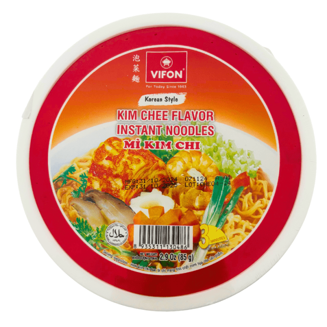 Vifon Instant Bowl Noedels Koreaanse Kimchi Smaak 85g