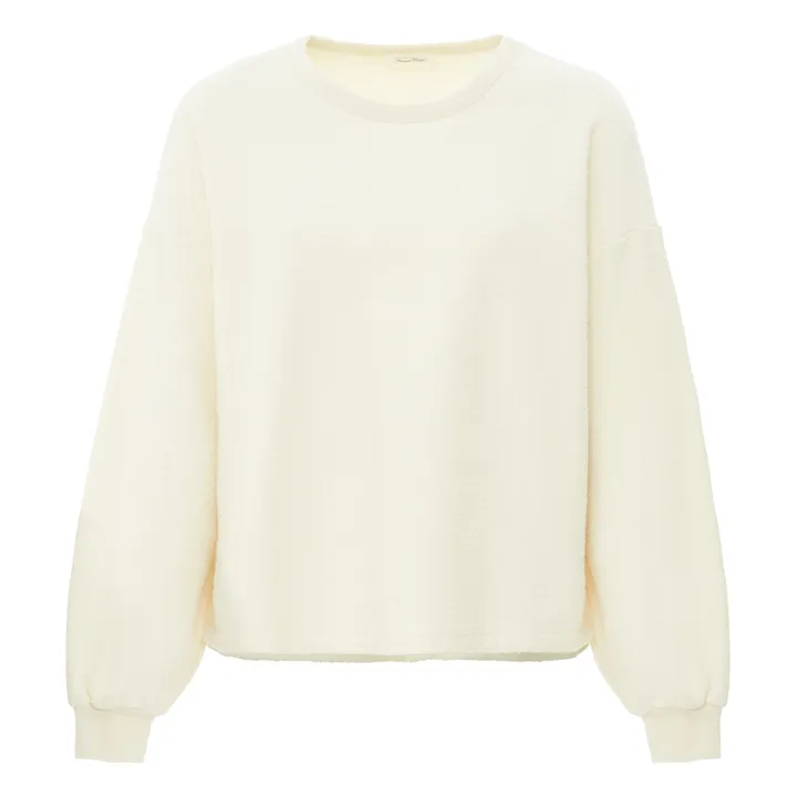 American Vintage Sweat Bobypark Coton Bio | Ecru