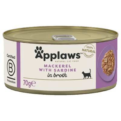 Applaws Tin Mackerel & Sardine 24x70g