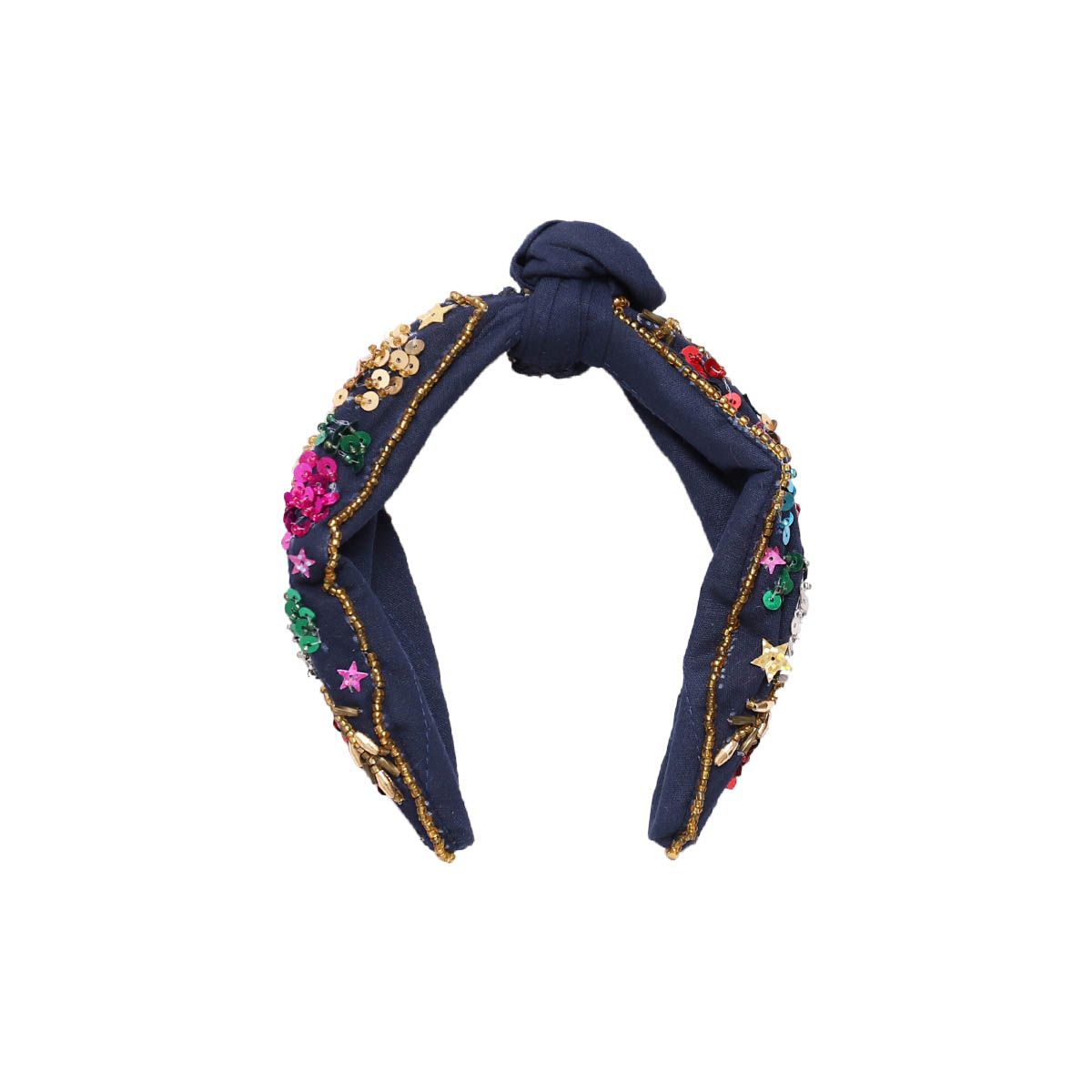 Serre-tête à sequins multicolores Pondie Chérie