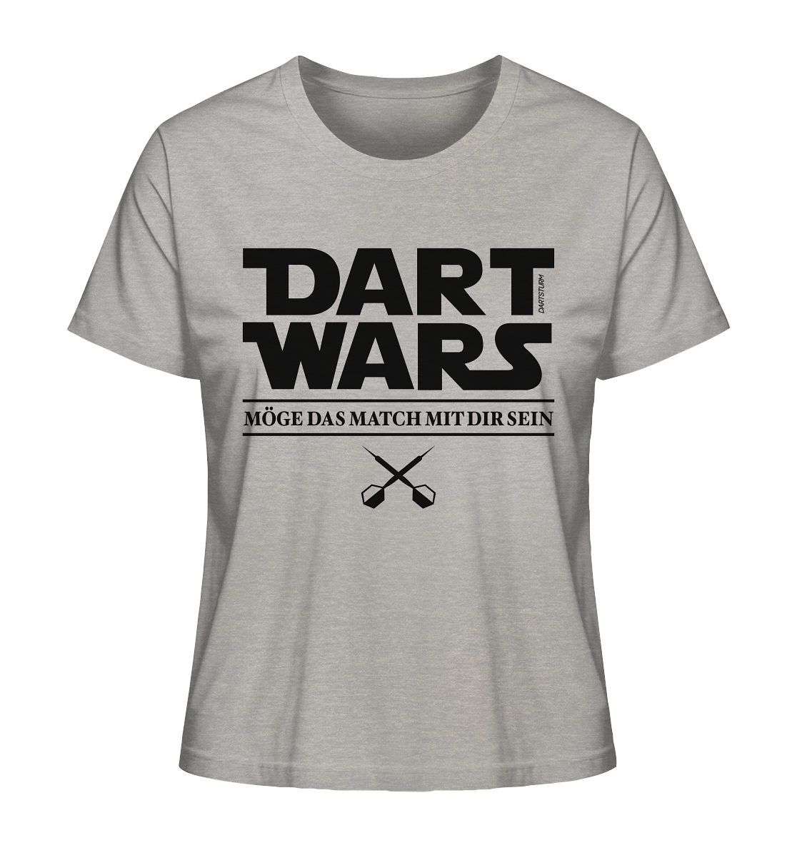 DartSturm - Dart Wars Schwarz - Ladies Organic Shirt