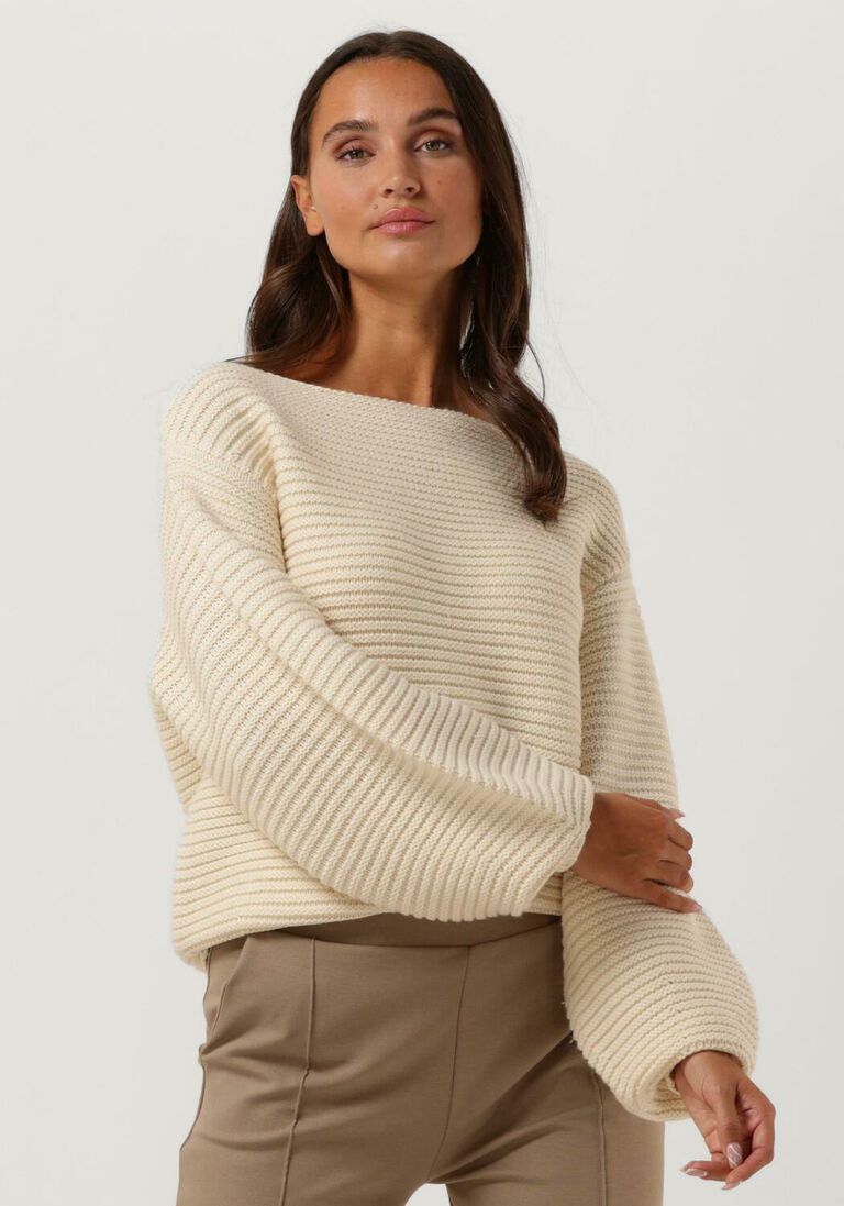 SIMPLE witte simple sweater kelsey knit-wo-22-3