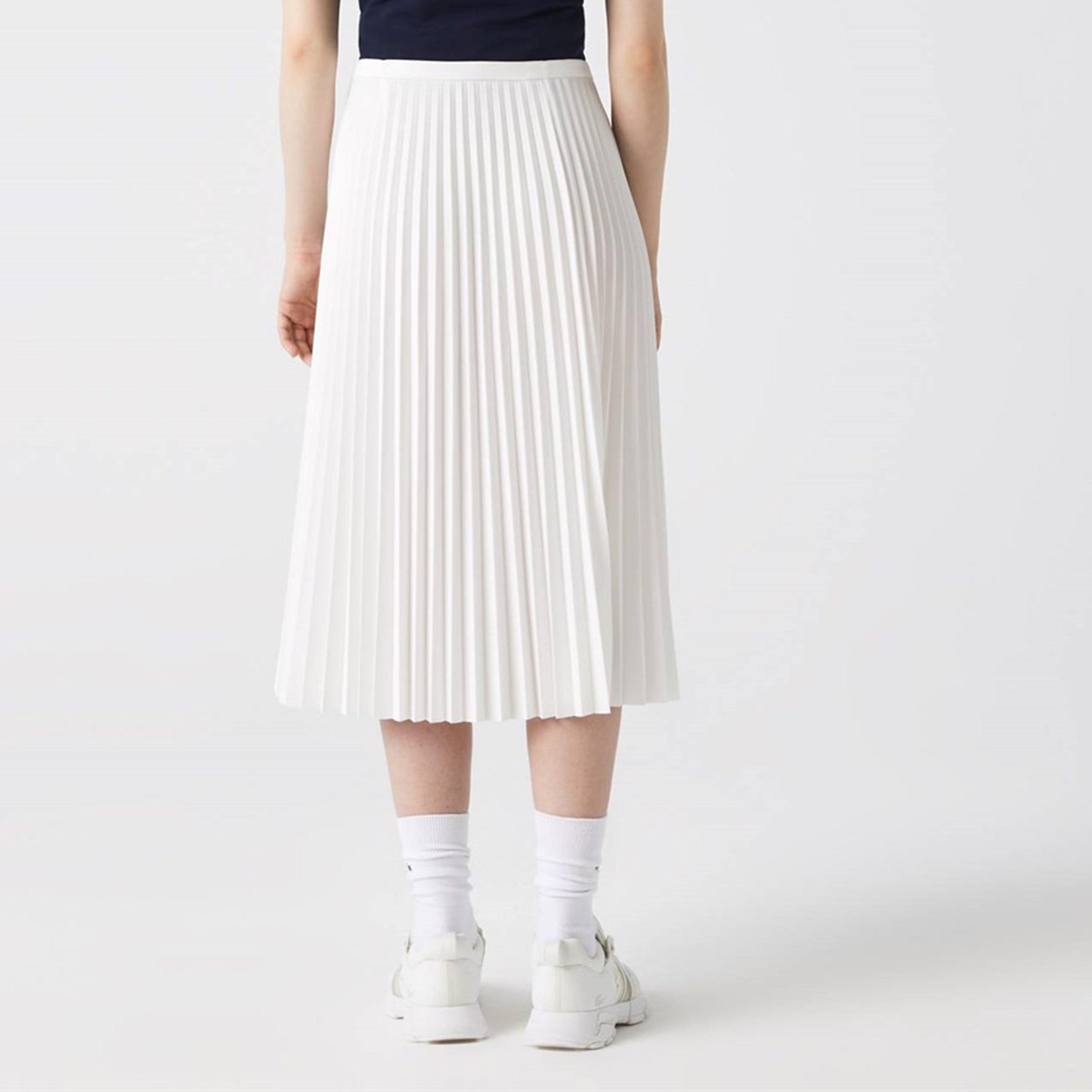 Lacoste Long Pleated Skirt
