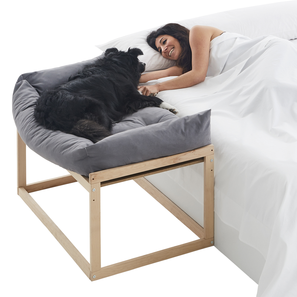 Cama elevada antiestresse para cães e gatos. Durma junto com seu pet (3 ajustes de altura). Ideal para pets de grande, médio e pequeno porte. Savannah