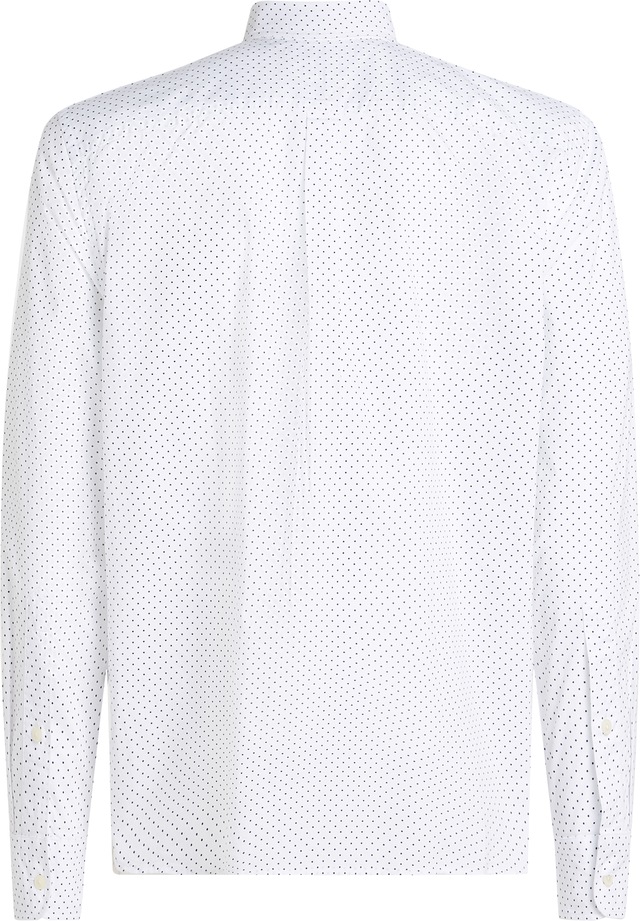 Tommy Hilfiger Big & Tall Langarmhemd »BT-FLEX POPLIN POLKA DOT S-B«, in Grossen Grössen, Logostickerei