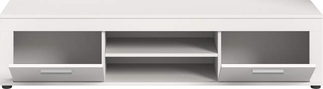 INOSIGN Lowboard »Aosta, Breite 160 cm, in verschiedenen Farbausführungen« mit 2 Klappen und 2 offenen Fächern, TV-Board, Mediaboard, TV-Möbel
