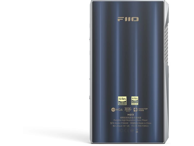 FiiO HiRes-Player M23 Edelstahl Portabler Hi-Res Player mit WiFi und Bluetooth
