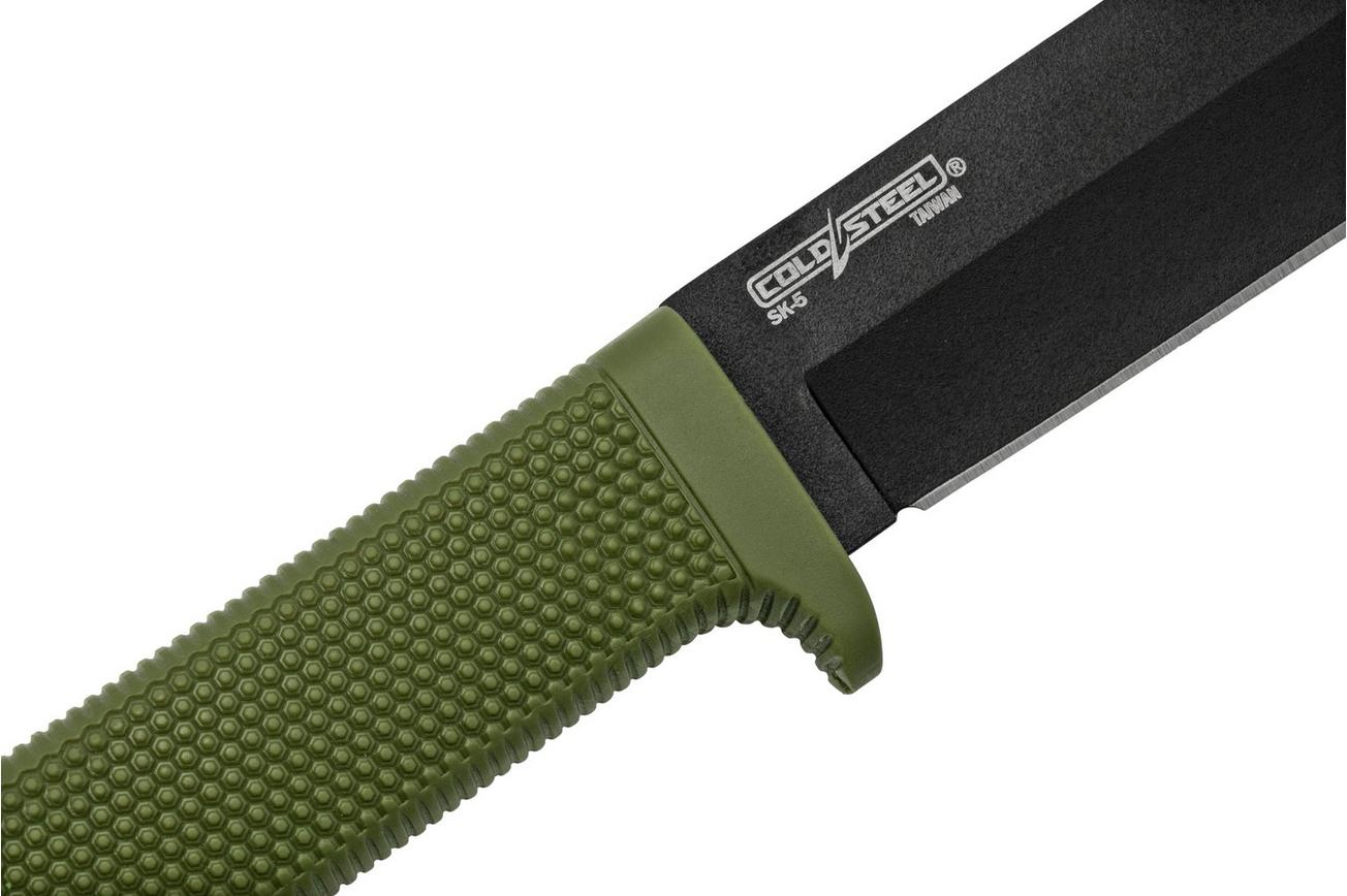 Cold Steel SRK 49LCKODBK, OD Green, vaststaand mes