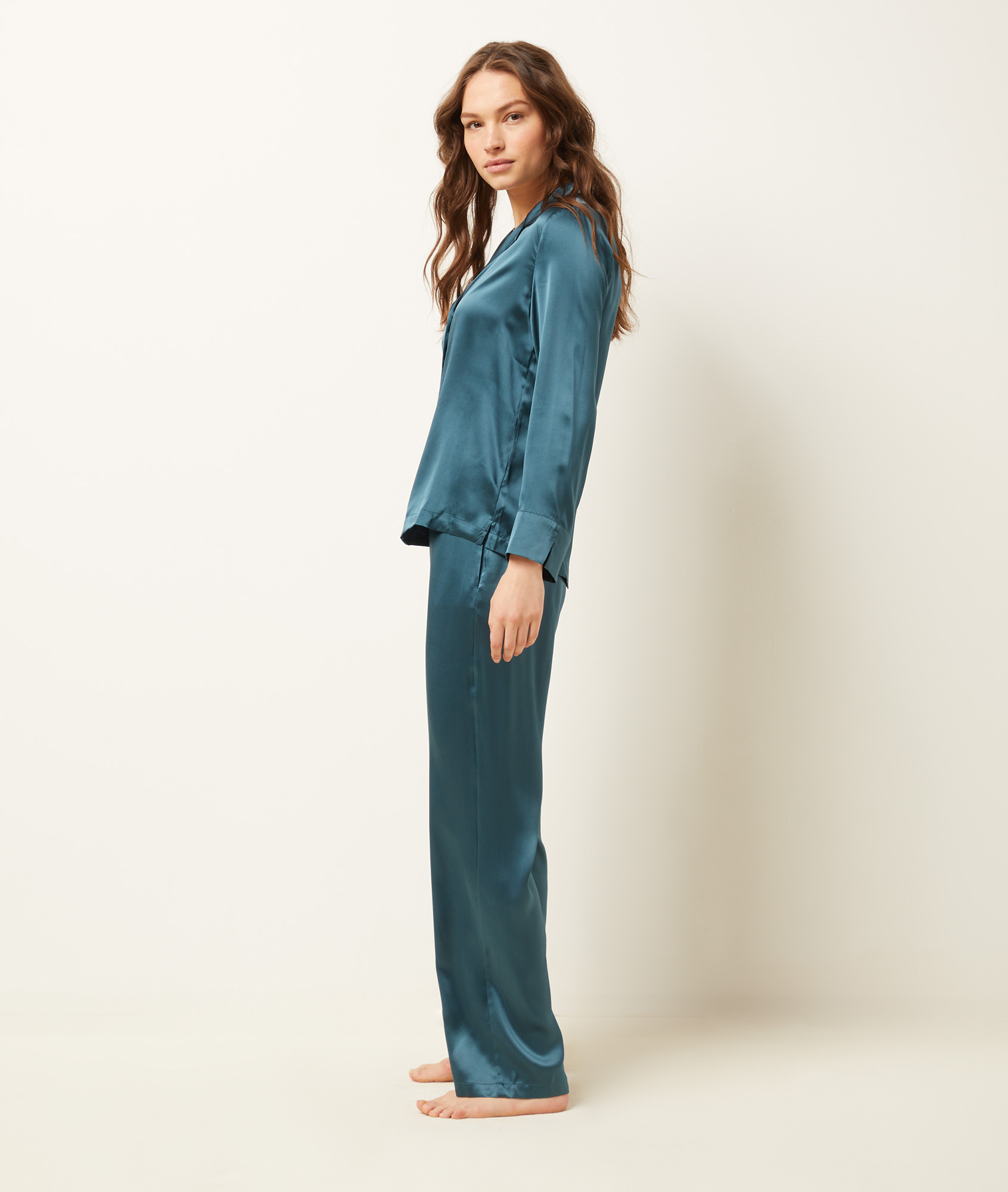 Pantalon de pyjama en soie