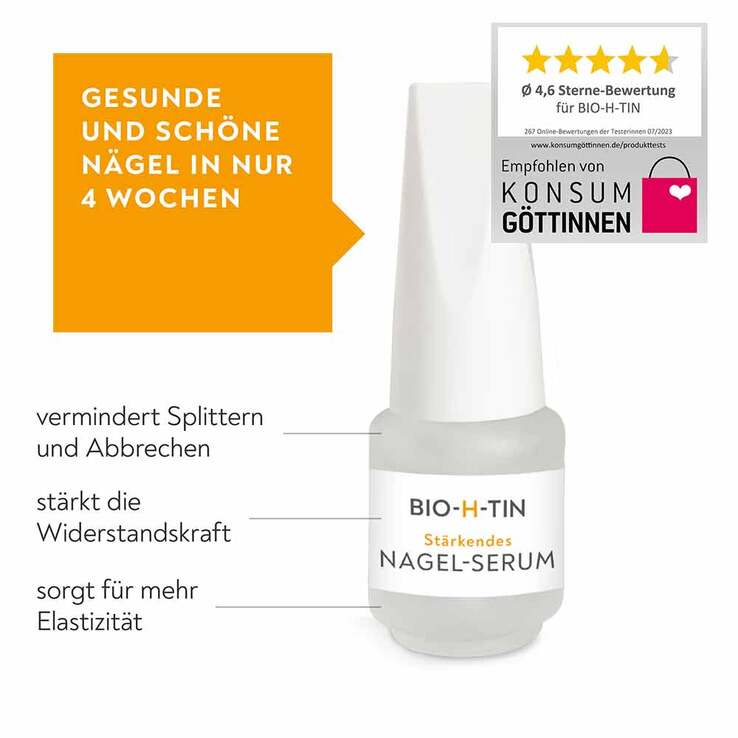 Bio-H-Tin stärkendes Nagel-Serum, 6.6 ml