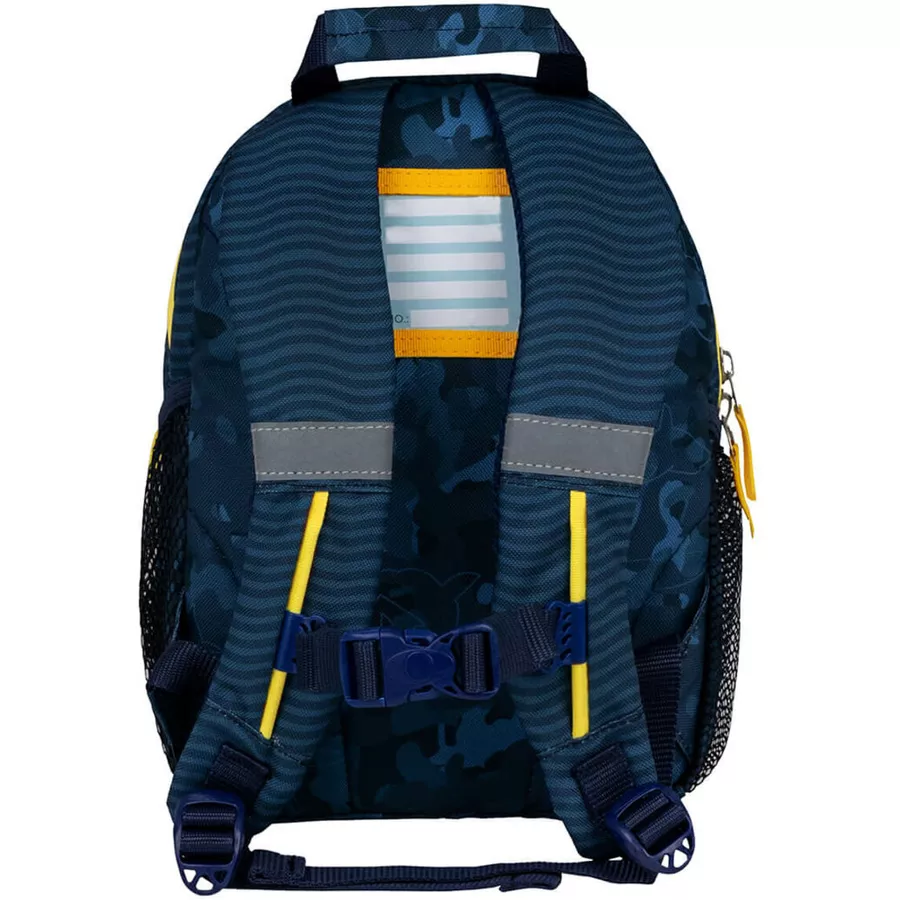 Belmil Kindergartenrucksack Mini Kiddy Kindergartenrucksack für 1-3 Jährige Kinder mit Brustgurt Cool Dude