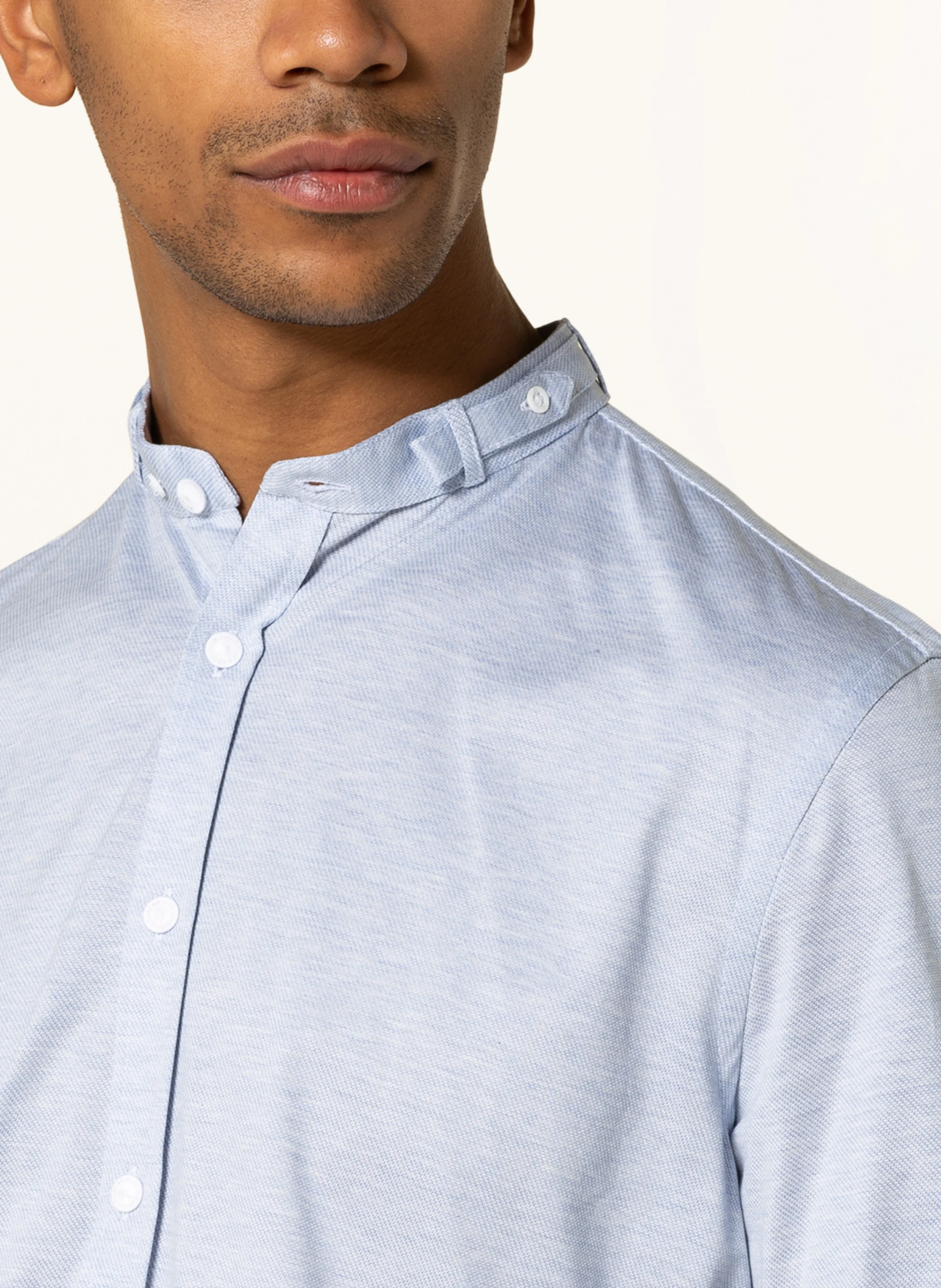 Gottseidank Trachtenhemd LENZ Extra Slim Fit mit Stehkragen