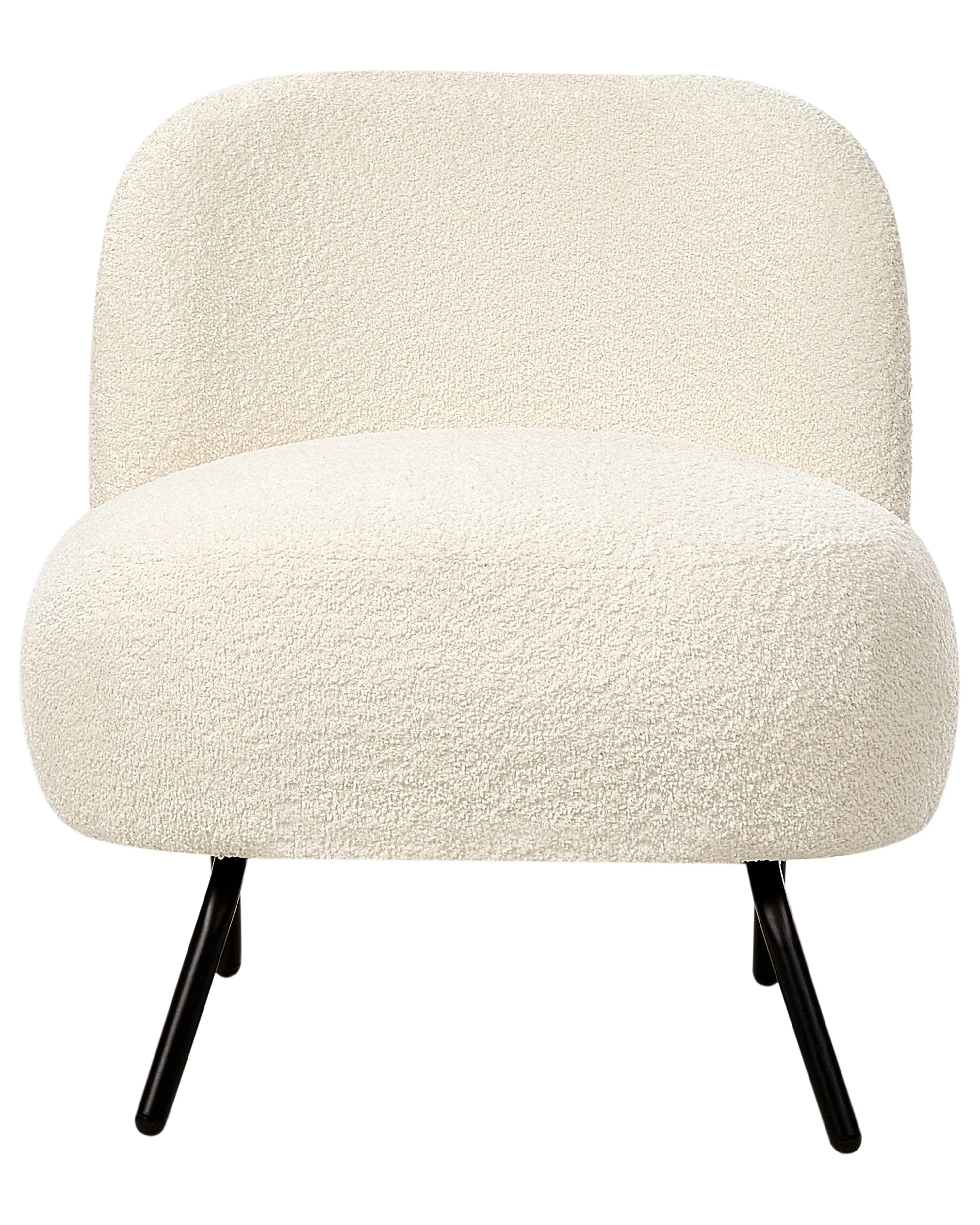 Fauteuil KUMLA Bouclé Gebroken wit