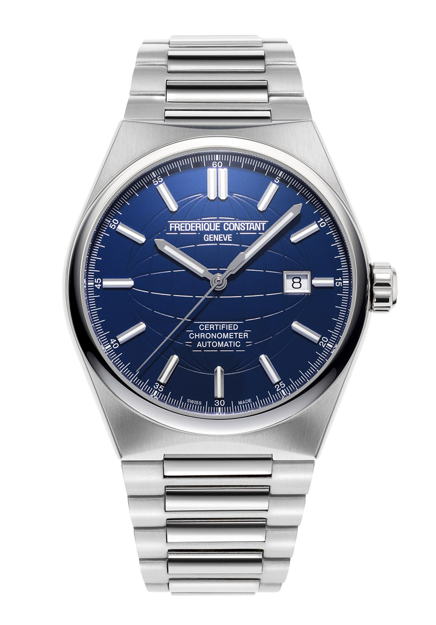 Frederique Constant Highlife COSC Automatik Herrenuhr Blau