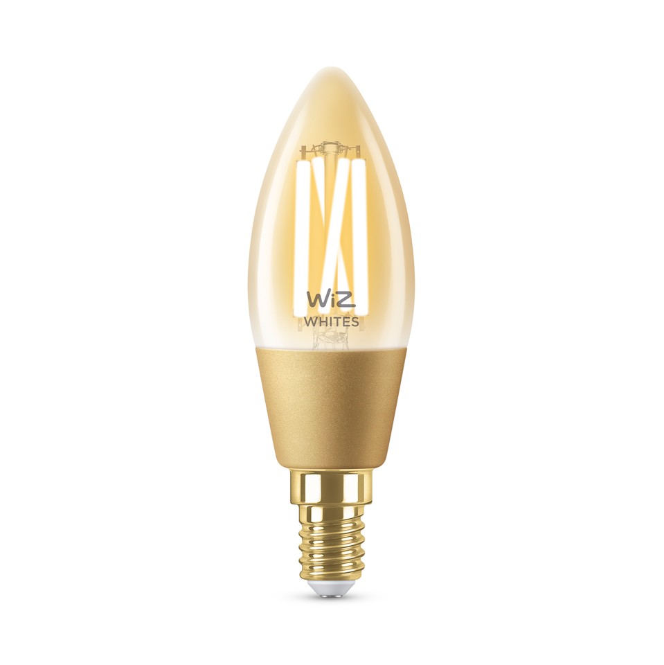 WiZ - C35 Amber Candle E14 Justerbar Filament - Smart Home